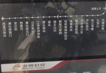 北京486路站牌下半程