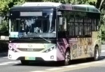 高速行驶中的嘉兴36路 高速行驶中的嘉兴36路